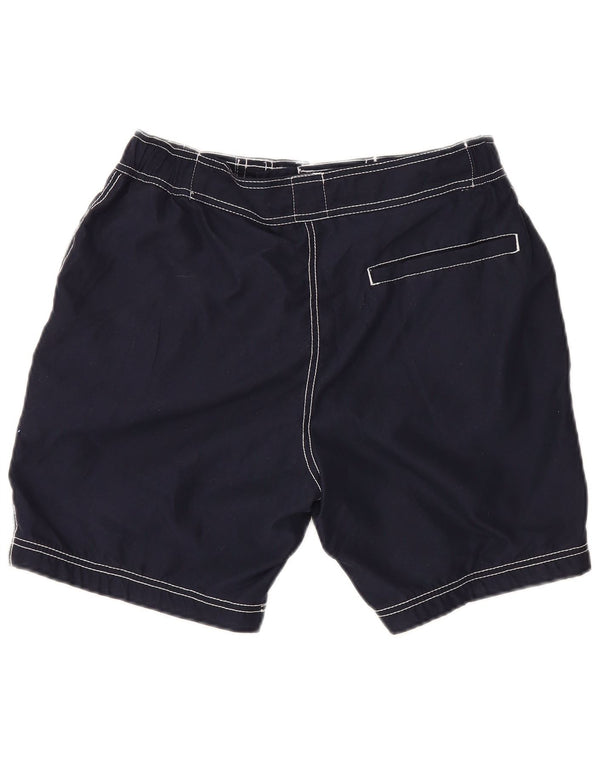 Superdry Herren Graphic Regular Badeshorts, groß, Marineblau, Polyester