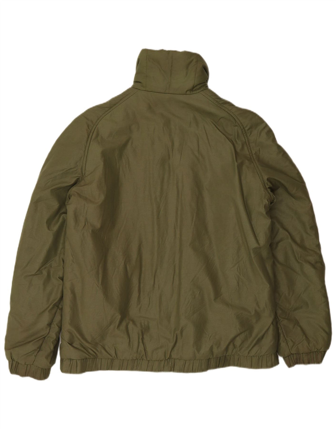 Silvy Herren Wendejacke UK 38 Mittelgrüne geometrische Baumwolle
