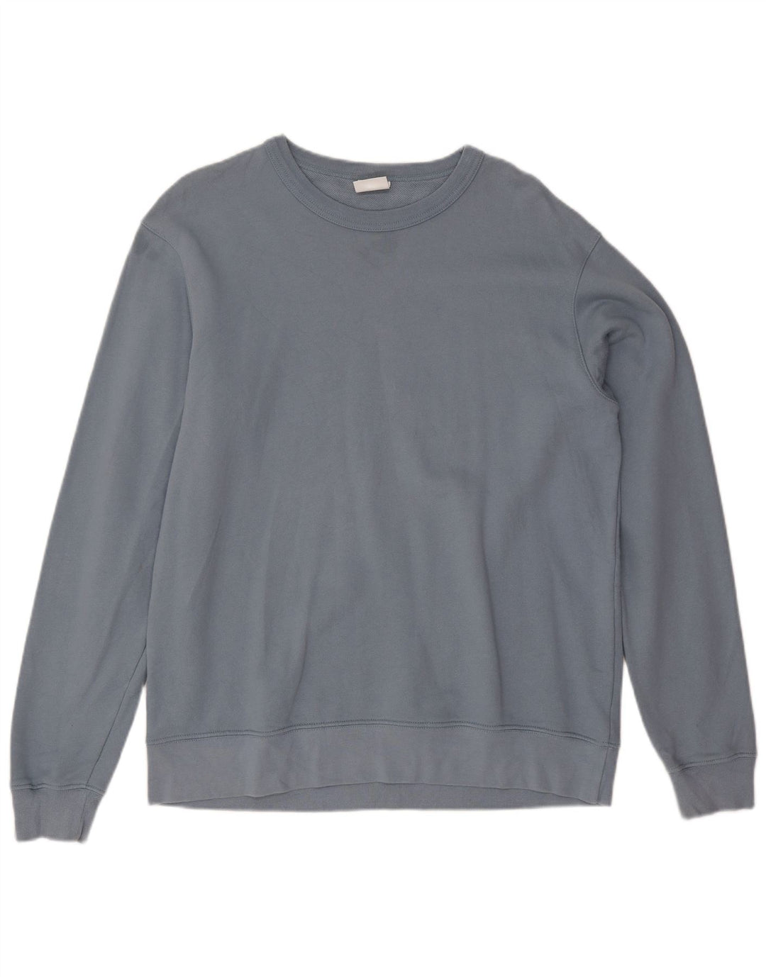 Zara Herren-Sweatshirt, Pullover, groß, aus blauer Baumwolle