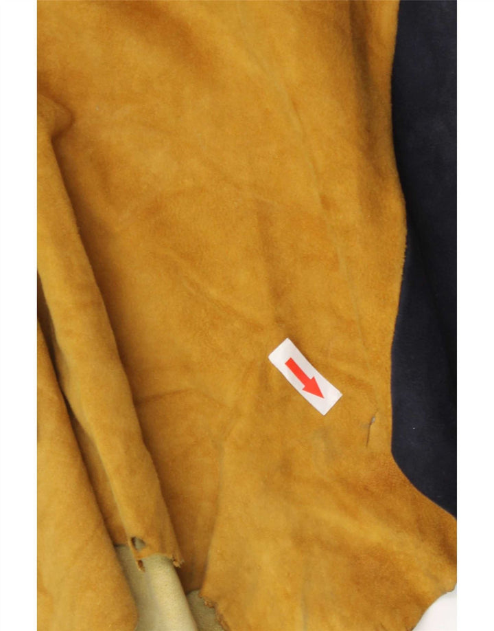 Vintage Damen Asymmetrischer Rock Medium W28 Mehrfarbiger Farbblock