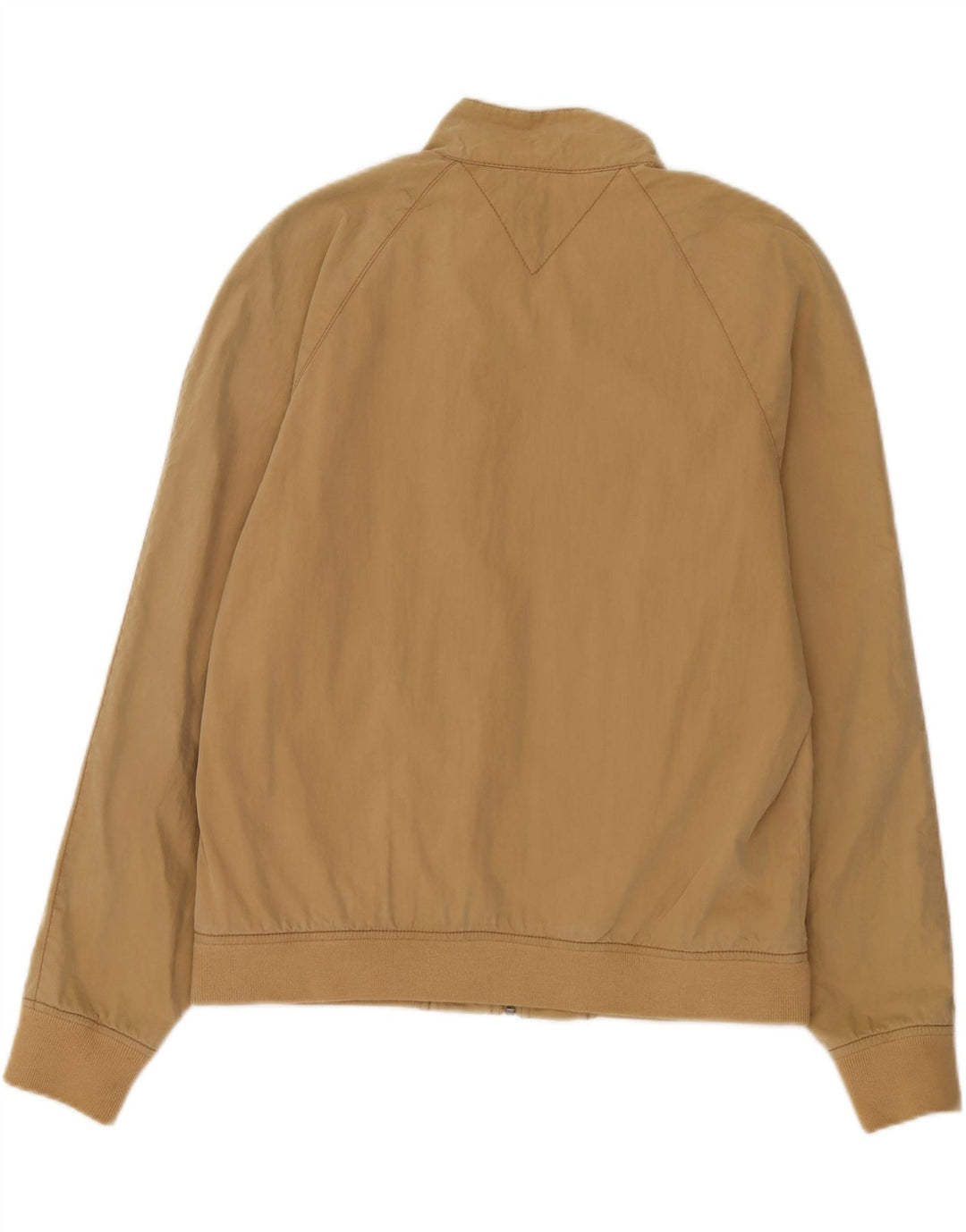 Tommy Hilfiger Herren Bomberjacke UK 38 Mittelbeige Baumwolle
