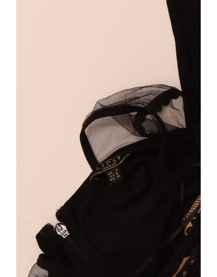 Lipsy Damen-Overall, ärmellos, Gr. 8, Schwarz