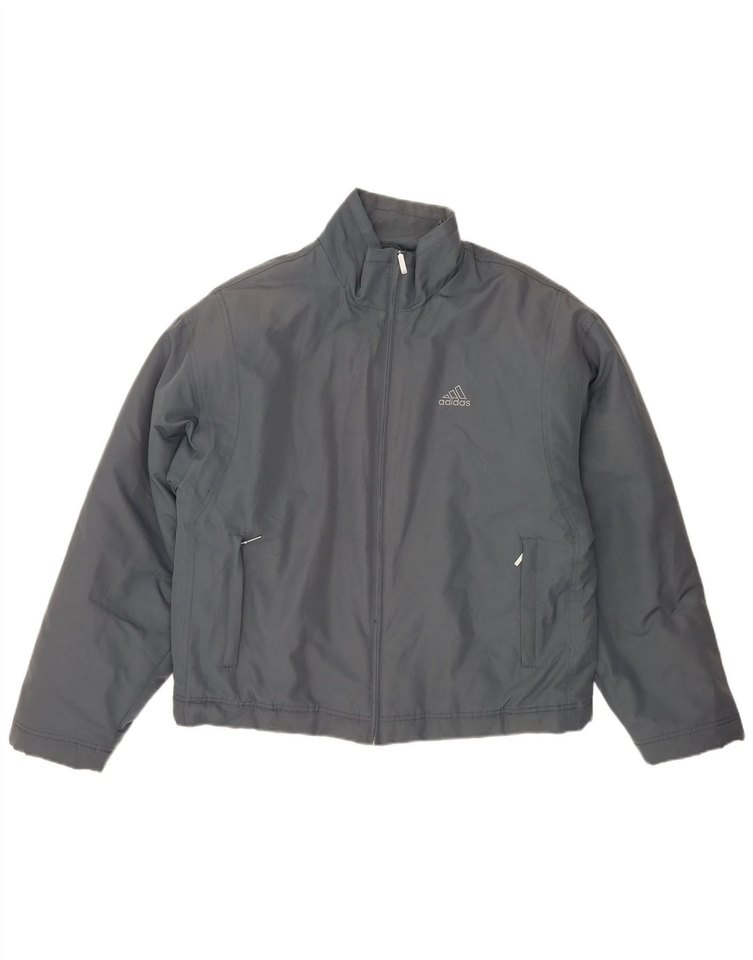 Adidas Herren Graphic Loose Fit Windjacke UK 40/42 Mittelgrau