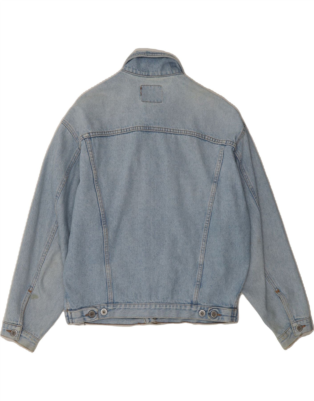 BENETTON Womens Denim Jacket IT 42 Medium Blue Cotton Vintage Benetton and Second-Hand Benetton from Messina Hembry 