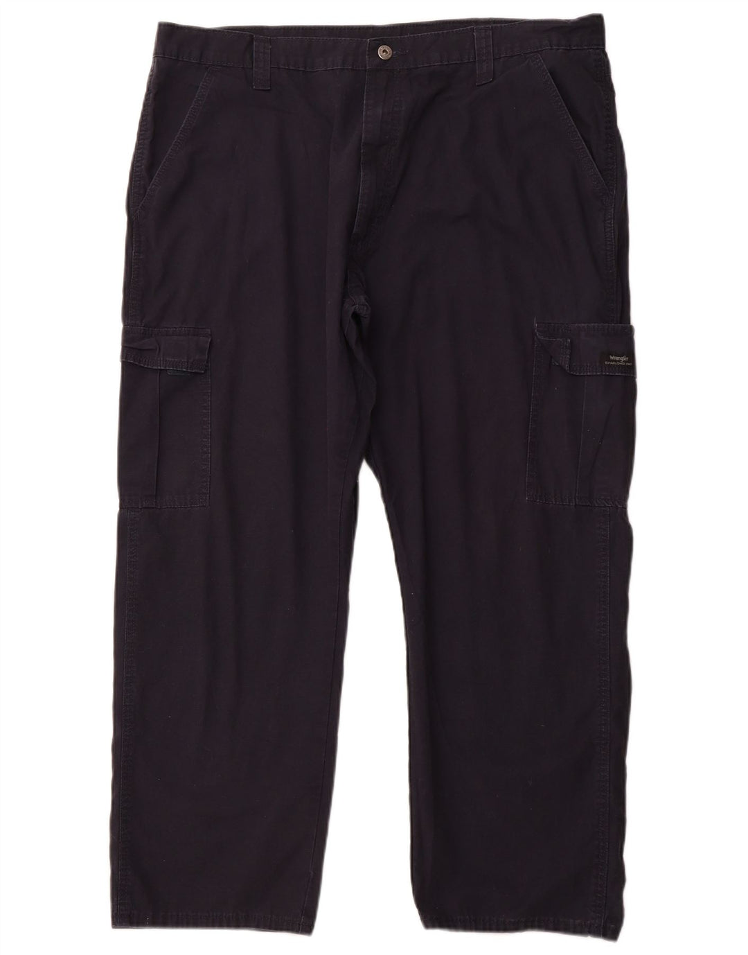 WRANGLER Gerade Cargohose für Herren, W40, L30, marineblaue Baumwolle