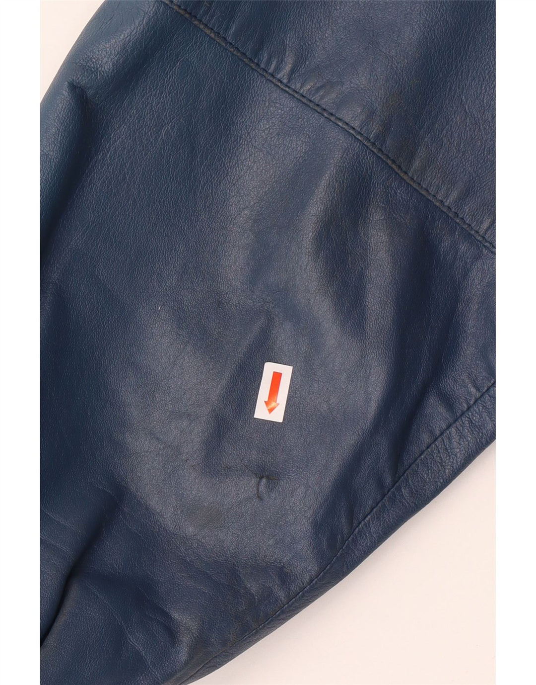 VINTAGE Herren Militärlederjacke IT 52 XL Blaues Leder