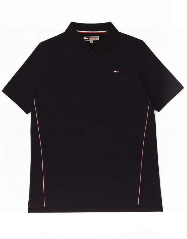 Tommy Hilfiger Mens Polo Shirt Large Navy Blue