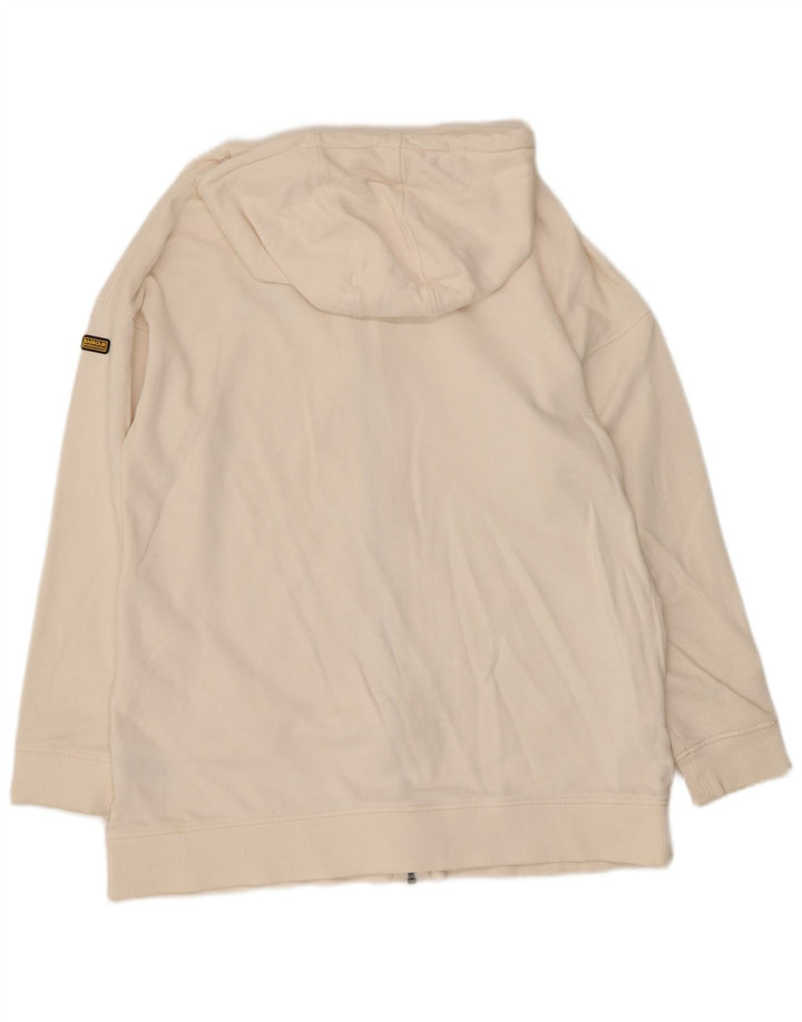 Barbour Herren-Kapuzenpullover mit Reißverschluss, UK 12, mittelgrau, Baumwolle