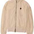 BLAUER Damen Bomberjacke UK 14 Mittelweißes Polyamid