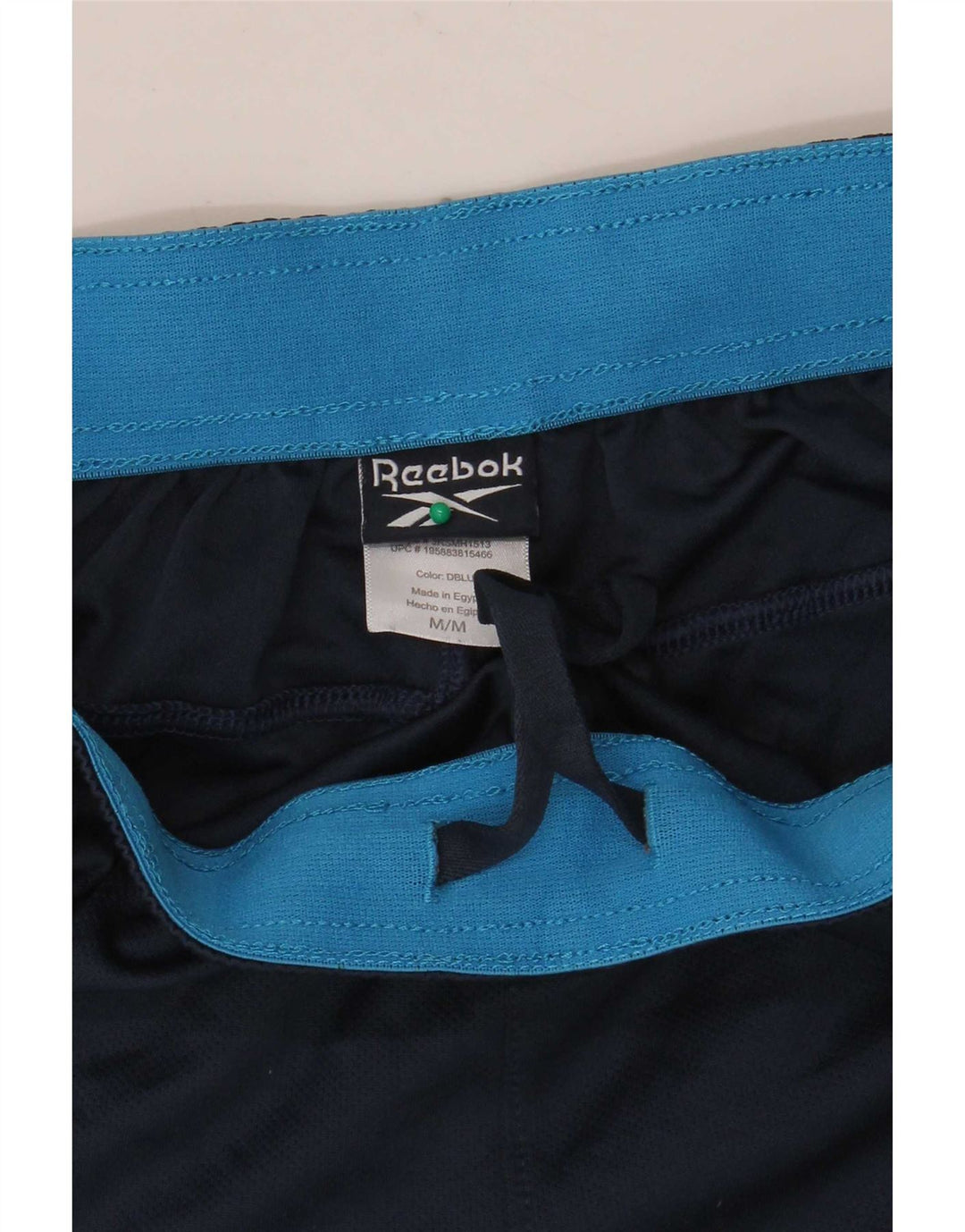 Reebok Herren Sportshorts Medium Marineblau Polyester