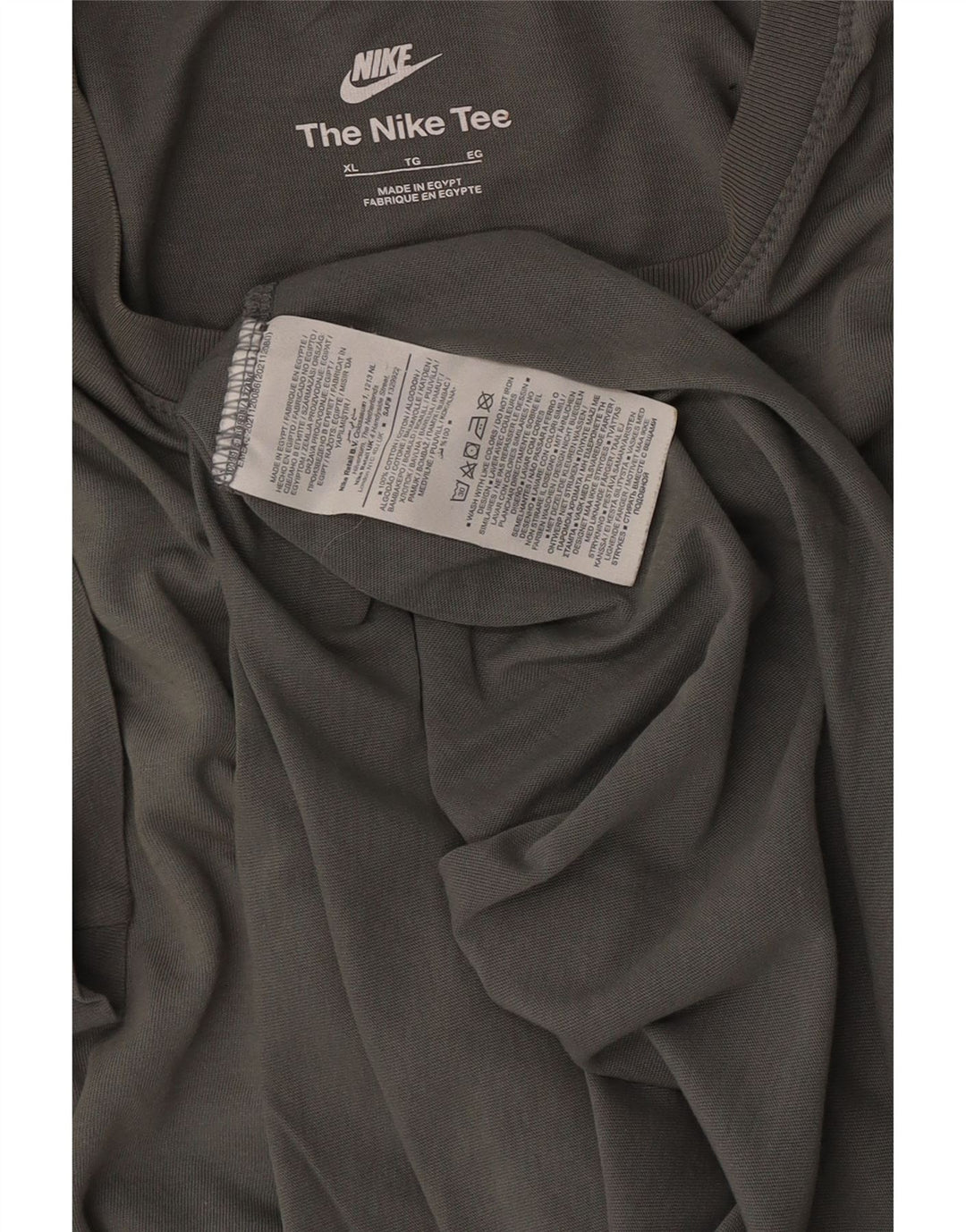 Nike Herren T-Shirt Top XL Grüne Baumwolle