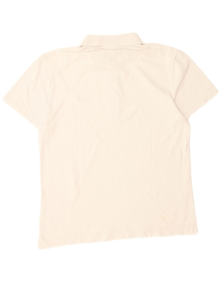 Lacoste Herren-Poloshirt in schmaler Passform, Größe 4, mittelweiße Baumwolle