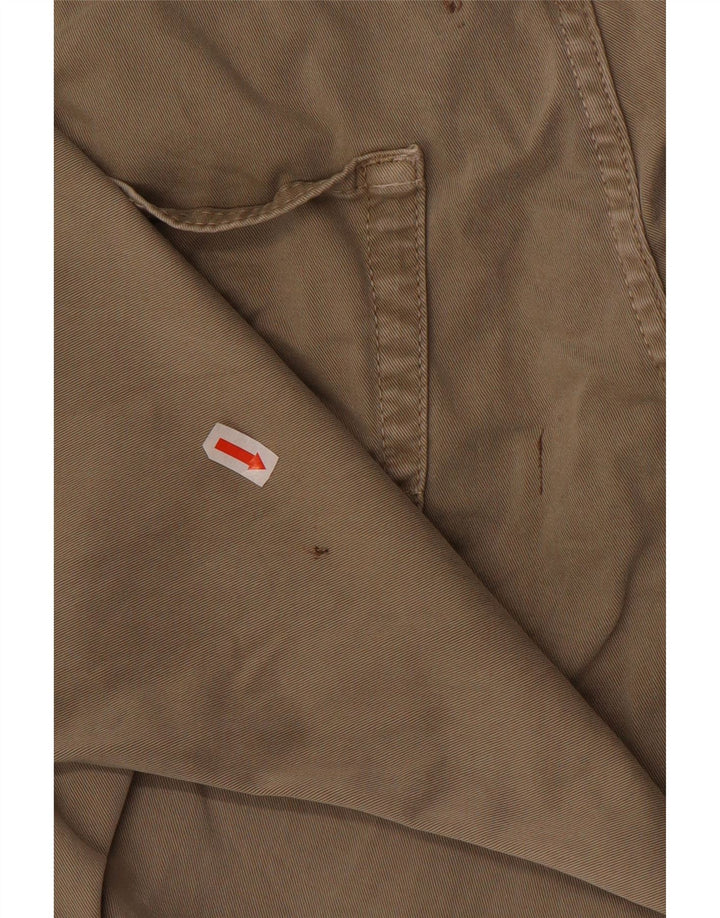 Gerade Chino-Hose für Herren von Marlboro Classics, W34, L29, Beige