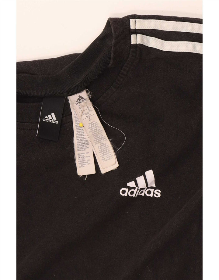 Adidas Herren T-Shirt Top XL Schwarz Baumwolle