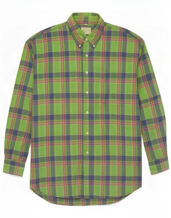 Vans Herren-Flanellhemd, groß, grün kariert, Baumwolle
