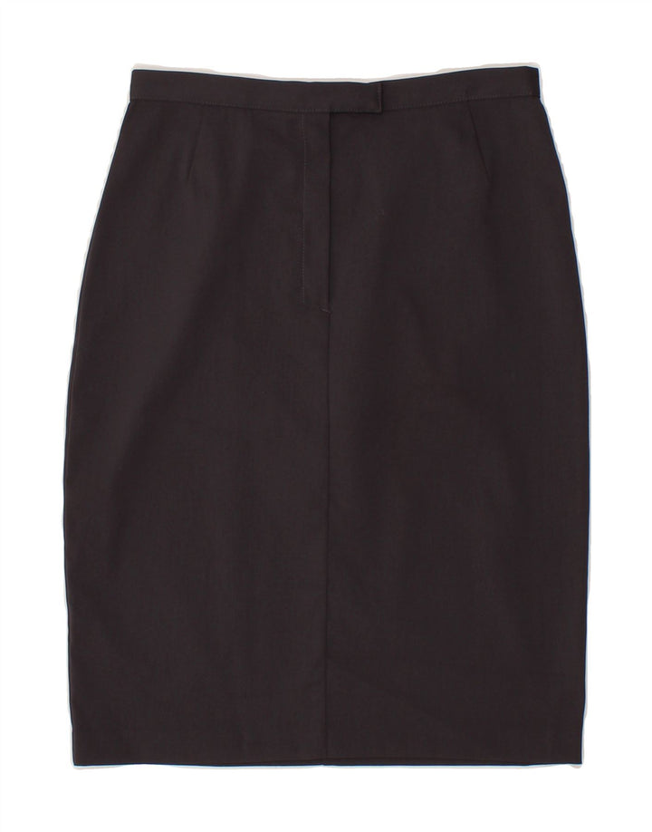 BENETTON Womens Pencil Skirt IT 42 Medium W28  Grey Polyester Vintage Benetton and Second-Hand Benetton from Messina Hembry 