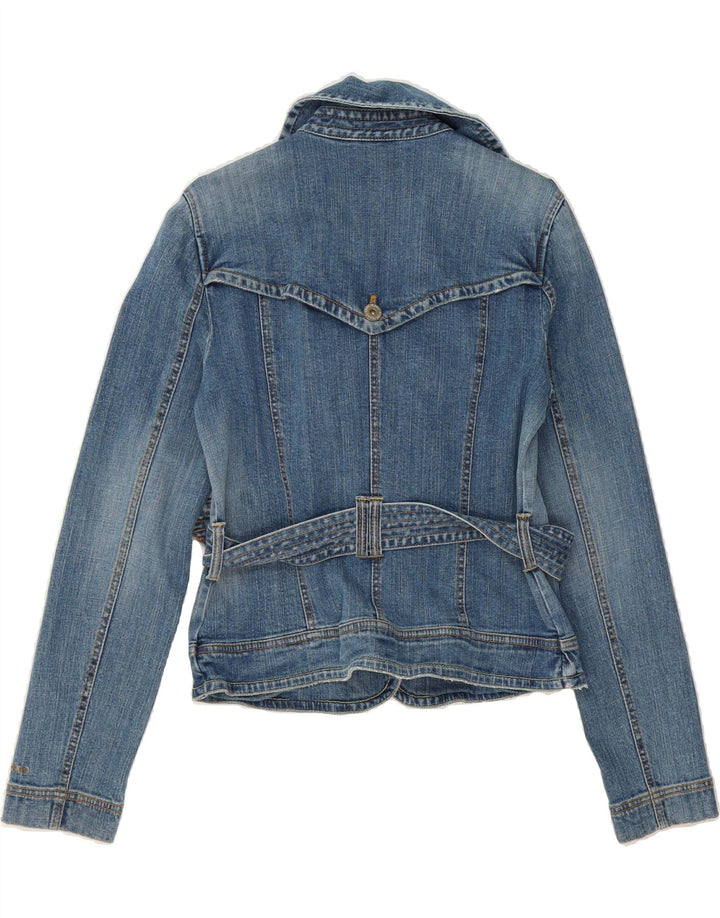 DKNY Womens Denim Jacket UK 14 Medium Blue Cotton Vintage Dkny and Second-Hand Dkny from Messina Hembry 