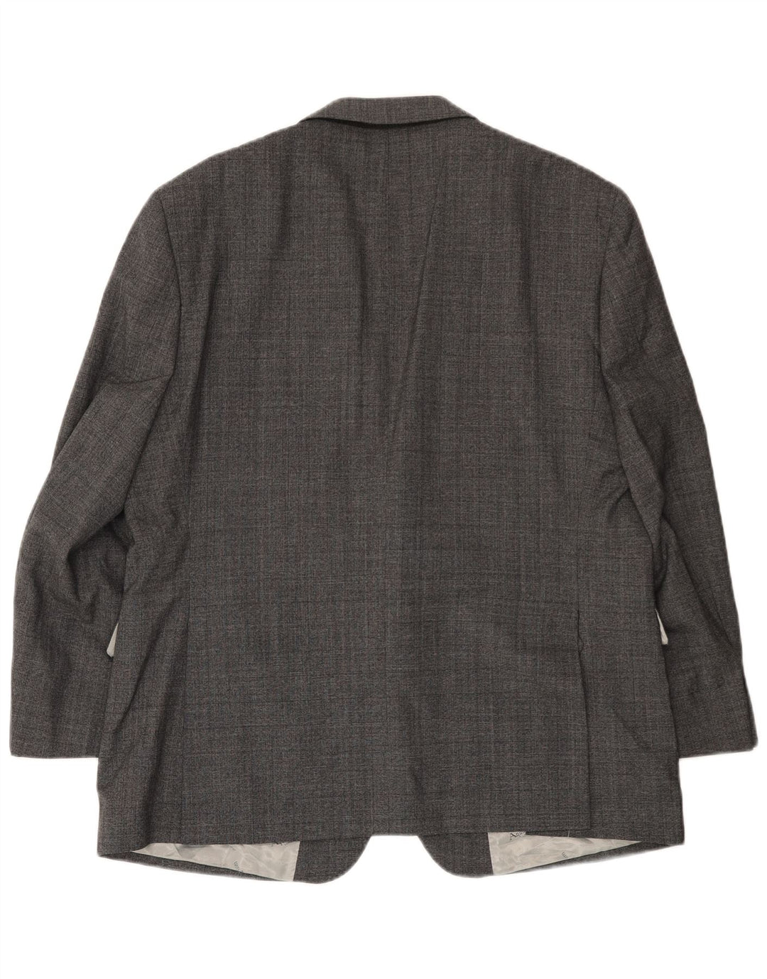 Aquascutum Herren-Blazer mit 2 Knöpfen, UK 46 3XL, graue Wolle
