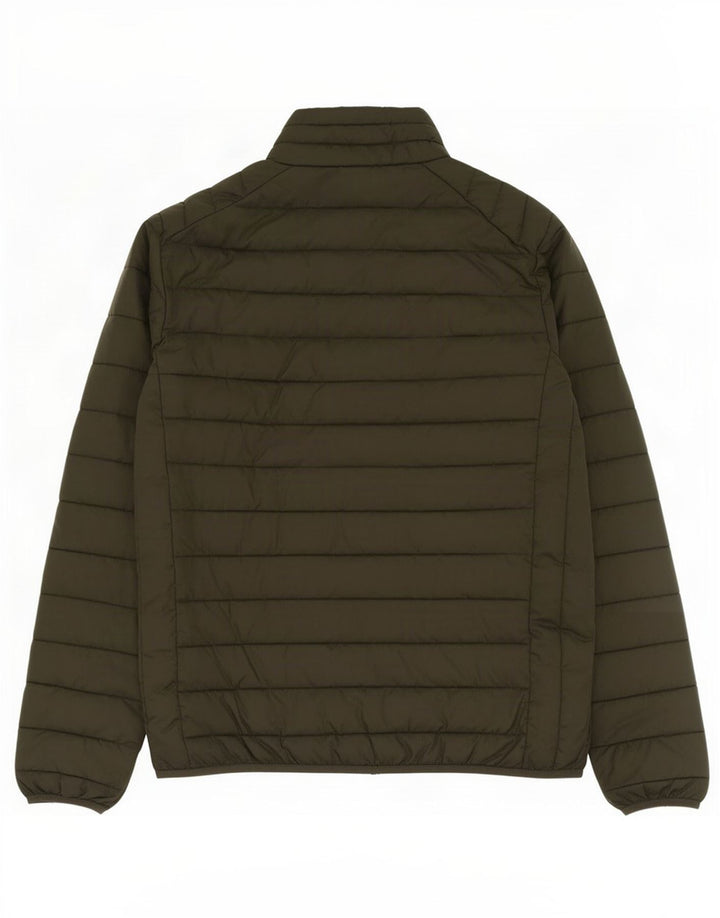 Ellesse Herren Wattierte Jacke UK 40 Large Khaki Polyester