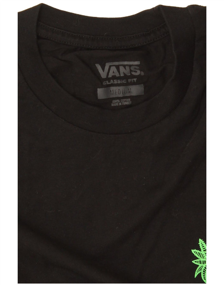 Vans Herren-T-Shirt mit klassischer Passform, mittelschwarzer Baumwolle