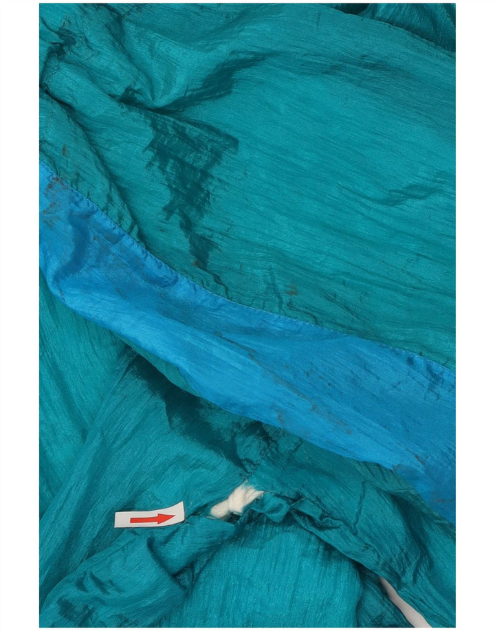 Vintage Herren-Trainingsanzug XL, blaues Colourblock-Nylon