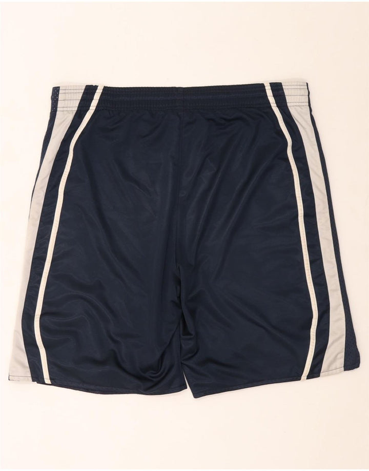 REEBOK Herren Sportshorts XL Marineblau Farbblock
