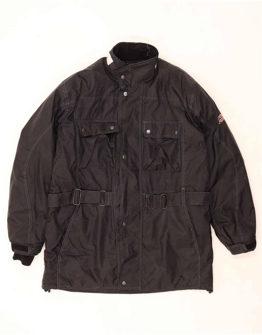 Oxford Herren Racer Jacke UK 42 XL Schwarz Nylon