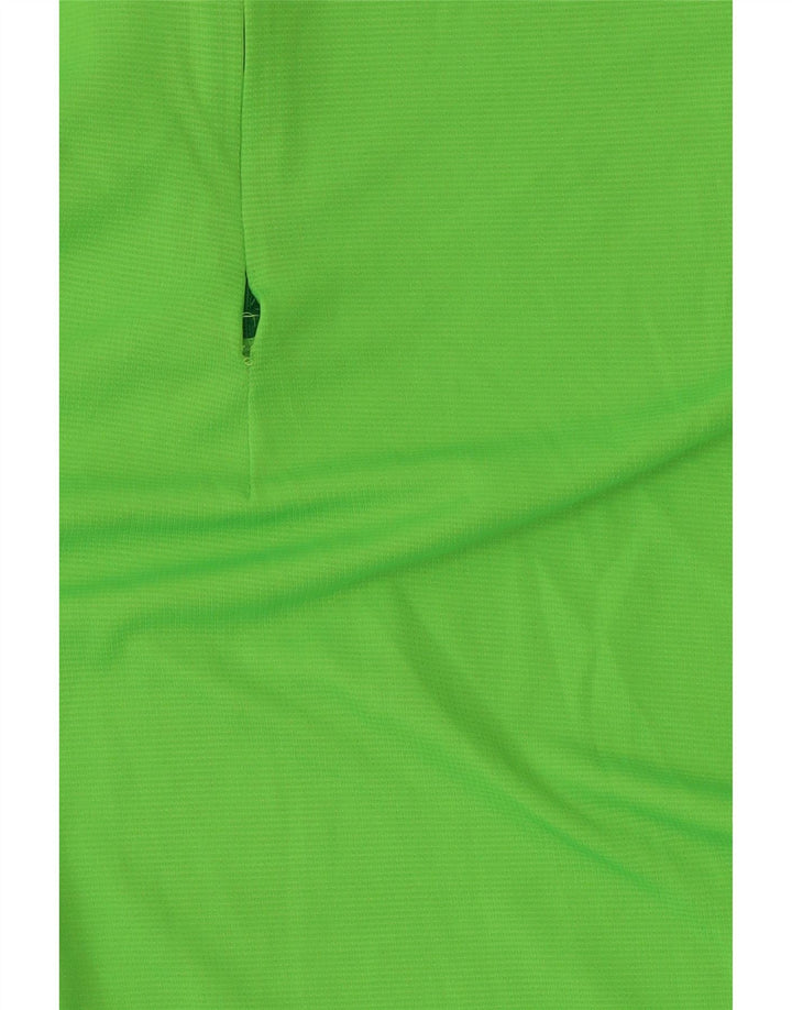 Adidas Herren-Pullover-Trainingsanzugoberteil mit Reißverschluss, UK 40/42, mittelgrünes Polyester