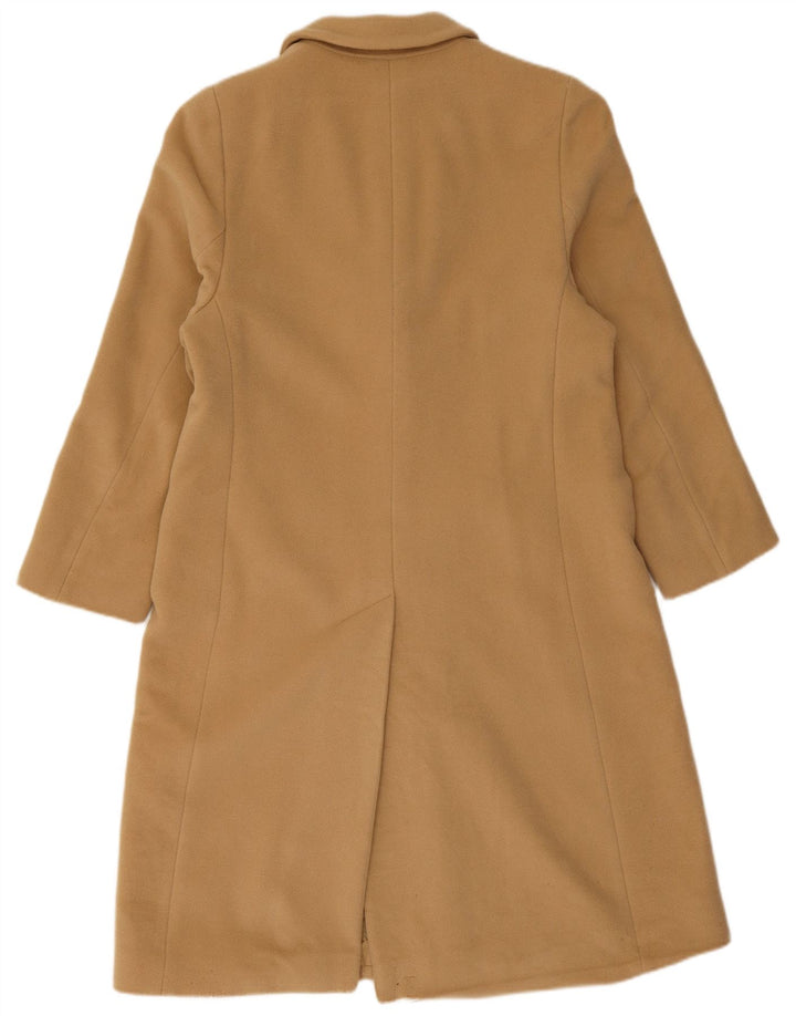 MANI Damen Mantel IT 46 Large Beige Wolle