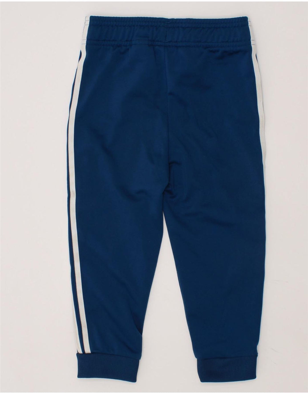 ADIDAS Boys Joggers Tracksuit Trousers 2-3 Years  Navy Blue Polyester Vintage Adidas and Second-Hand Adidas from Messina Hembry 