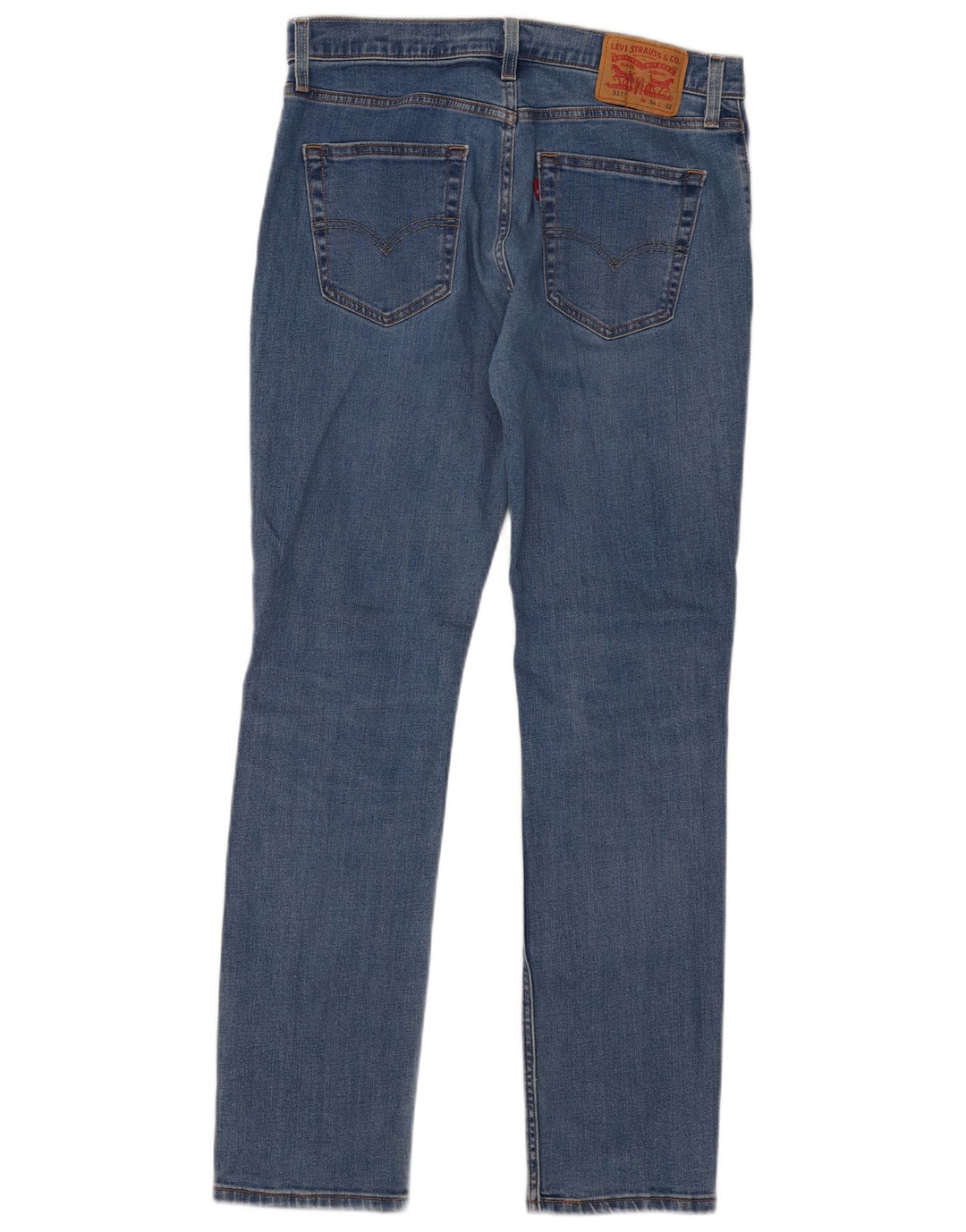 Levi's Herren 511 Slim Jeans W34 L32 Blaue Baumwolle