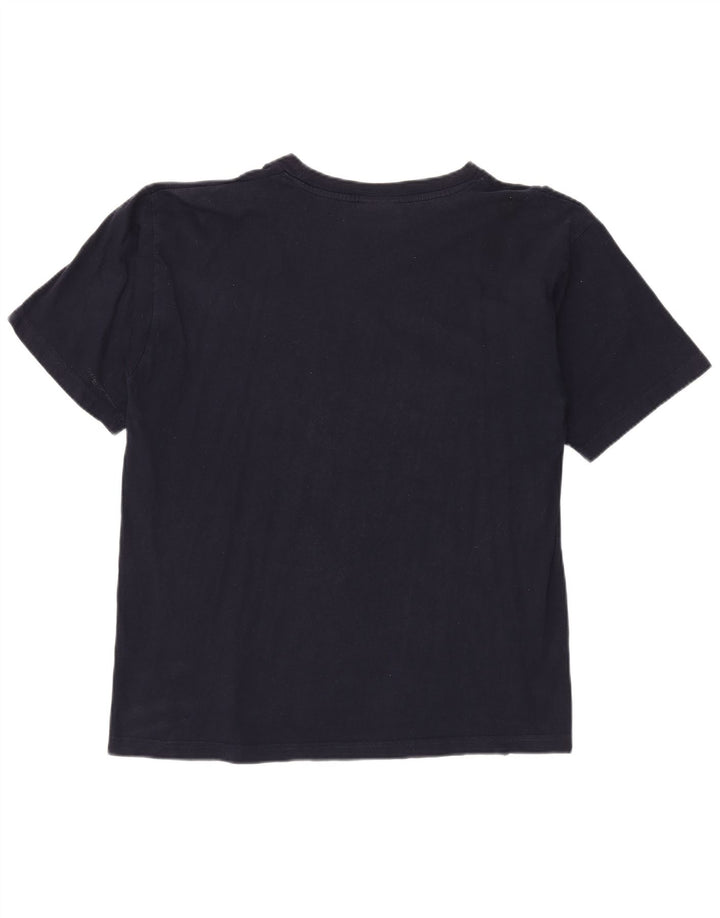 ASICS Herren T-Shirt Top XL Marineblau Baumwolle