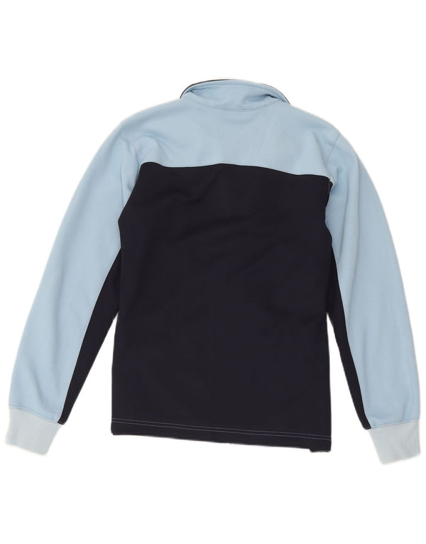 Adidas Damen-Trainingsanzug-Top-Jacke, UK 12, mittleres Marineblau, Farbblock