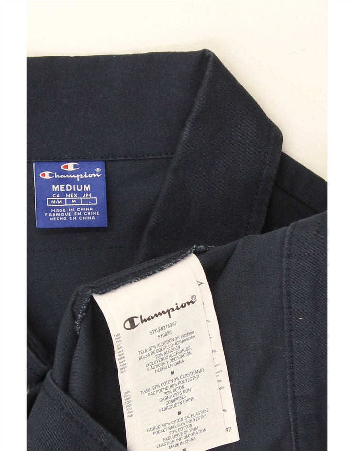Champion Herren Bomberjacke UK 38 Medium Marineblau Baumwolle