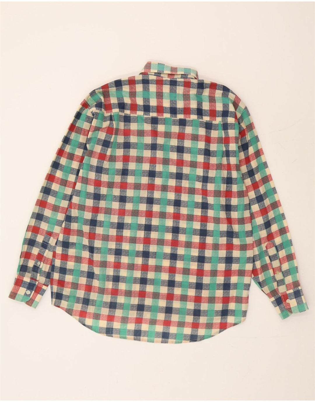 Vintage Herrenhemd Medium Mehrfarbig kariert
