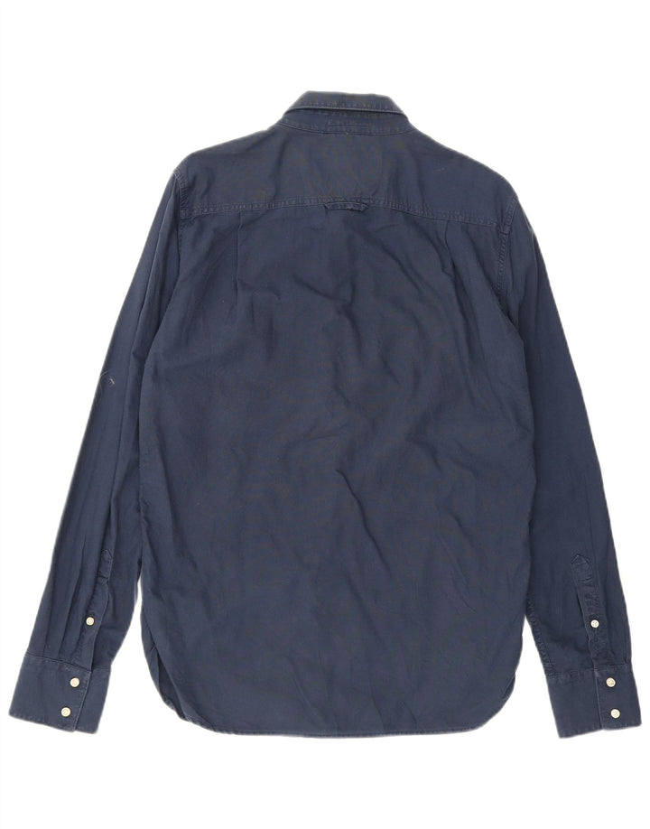 Superdry Herren-Hemd, groß, marineblau, Baumwolle