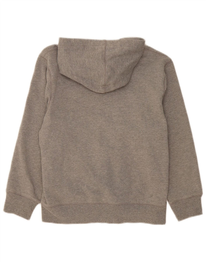 CONVERSE Boys Zip Hoodie Sweater 12-13 Years Large Grey