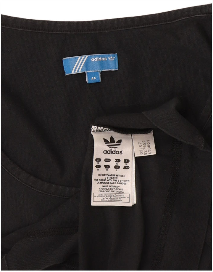 Adidas Damen Graphic Vest Top UK 12 Mittelschwarze Baumwolle