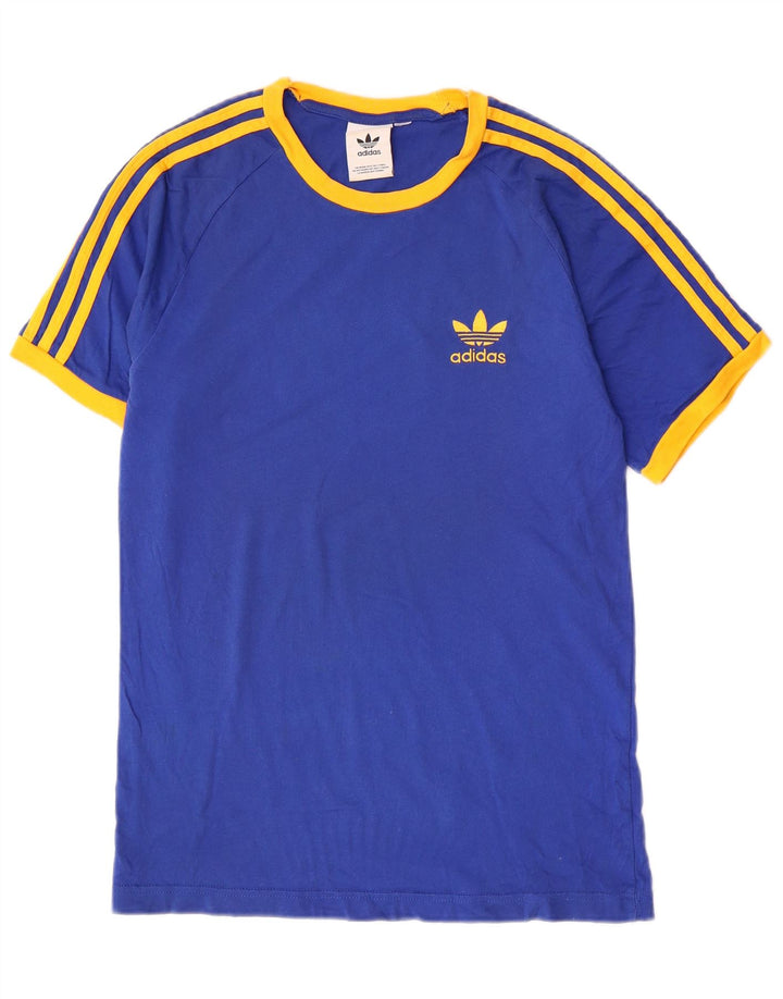 Adidas Herren T-Shirt Top Small Blau