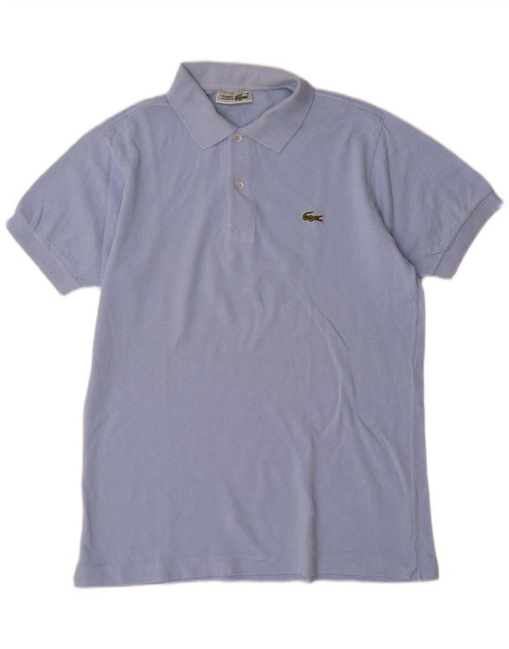 Lacoste Herren-Poloshirt, Größe 3, klein, blaue Baumwolle
