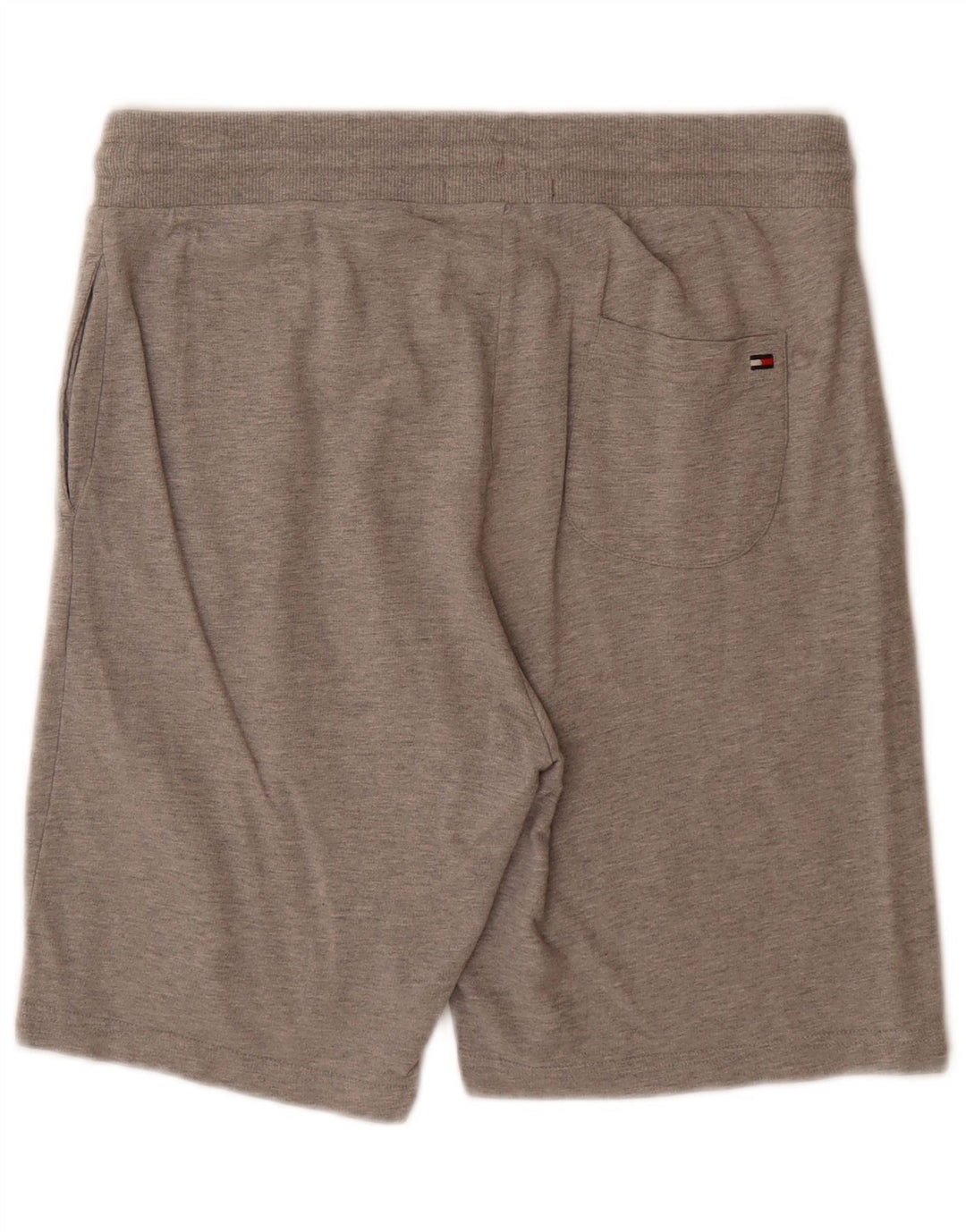 Tommy Hilfiger Herren-Sportshorts aus mittelgrau gefleckter Baumwolle