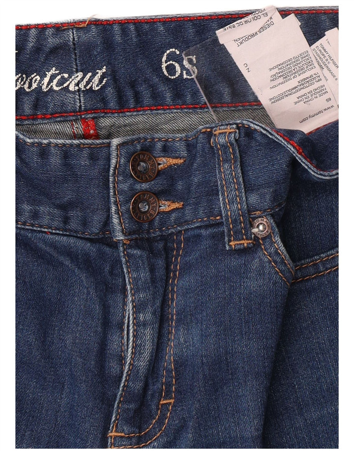 TOMMY HILFIGER Damen Bootcut Jeans US 6 Medium W30 L30 Blaue Baumwolle