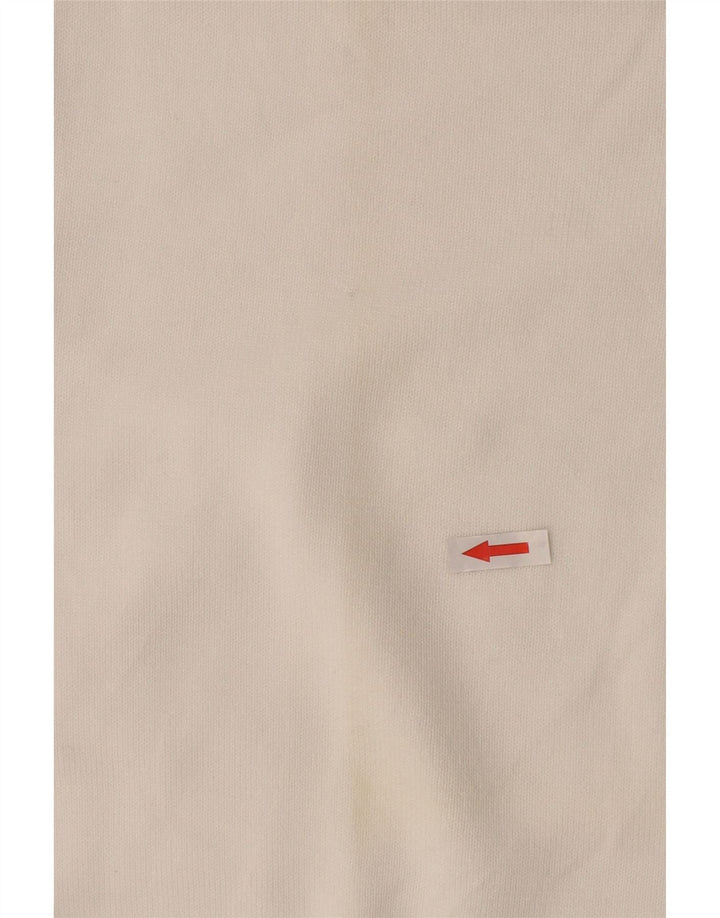 Slam Herren-Pullover mit V-Ausschnitt, 3XL, weiße Baumwolle