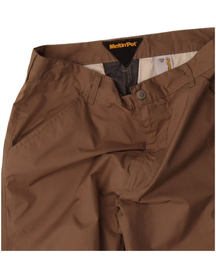 Meltin' Pot Gerade Wanderhose für Herren W33 L32 Beige Polyester