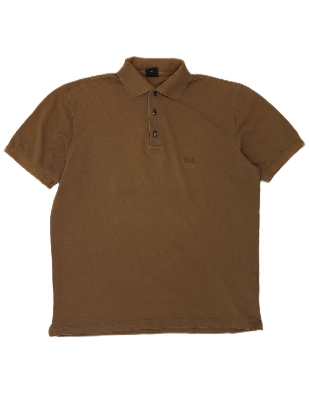 Hugo Boss Herren-Poloshirt, kleine Khaki-Baumwolle
