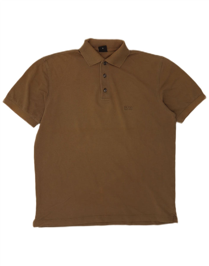 Hugo Boss Herren-Poloshirt, kleine Khaki-Baumwolle