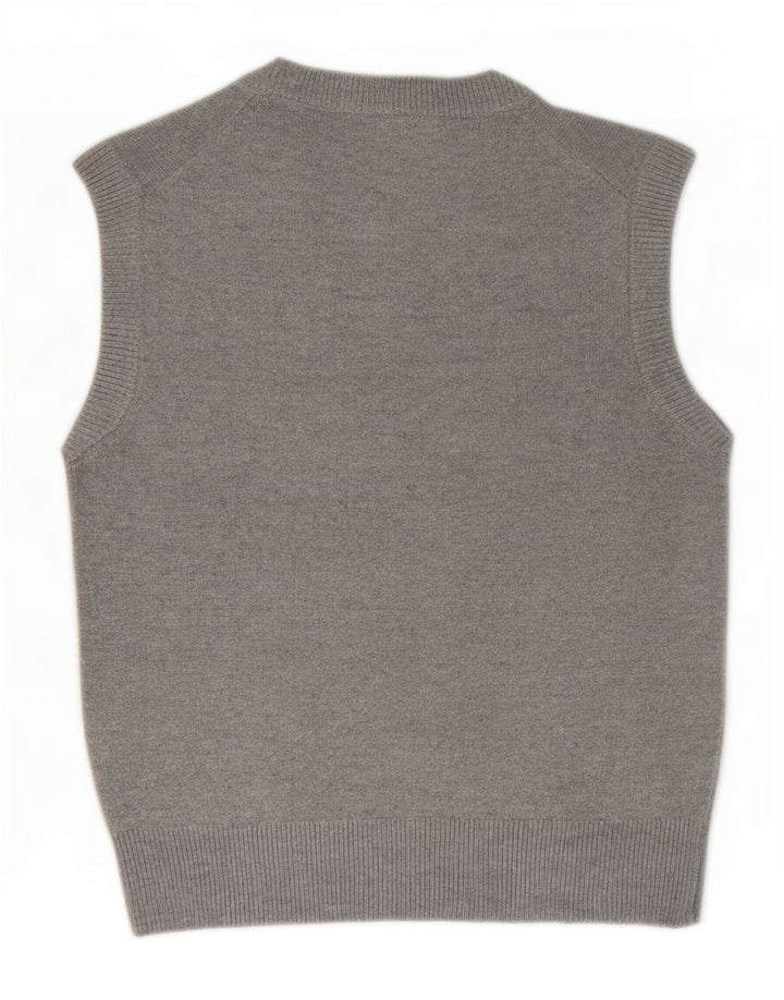 Marks & Spencer Damen Weste Tank Top UK 10 Small Grau Polyester