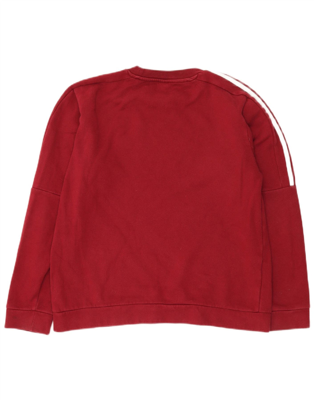 ADIDAS Herren Sweatshirt Pullover Medium Burgund Baumwolle
