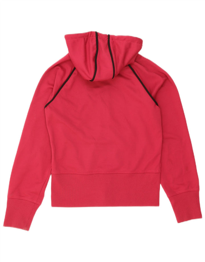Diadora Damen-Kapuzenpullover mit Reißverschluss IT 42 Mittelrosa Polyester