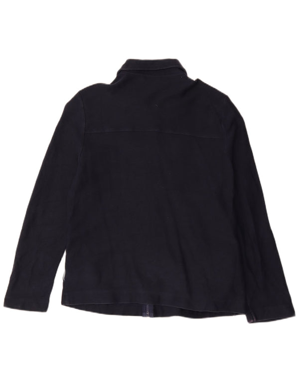 Marks & Spencer Damen Bomberjacke UK 16 Large Marineblaue Baumwolle